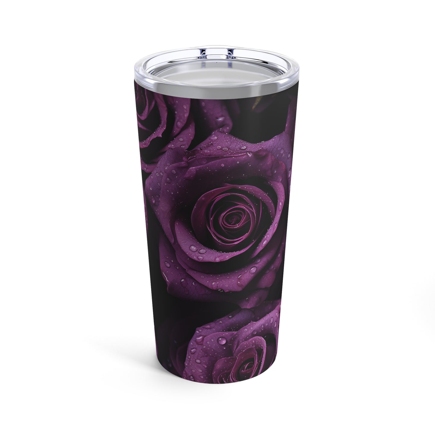 Purple Roses Tumbler 20oz