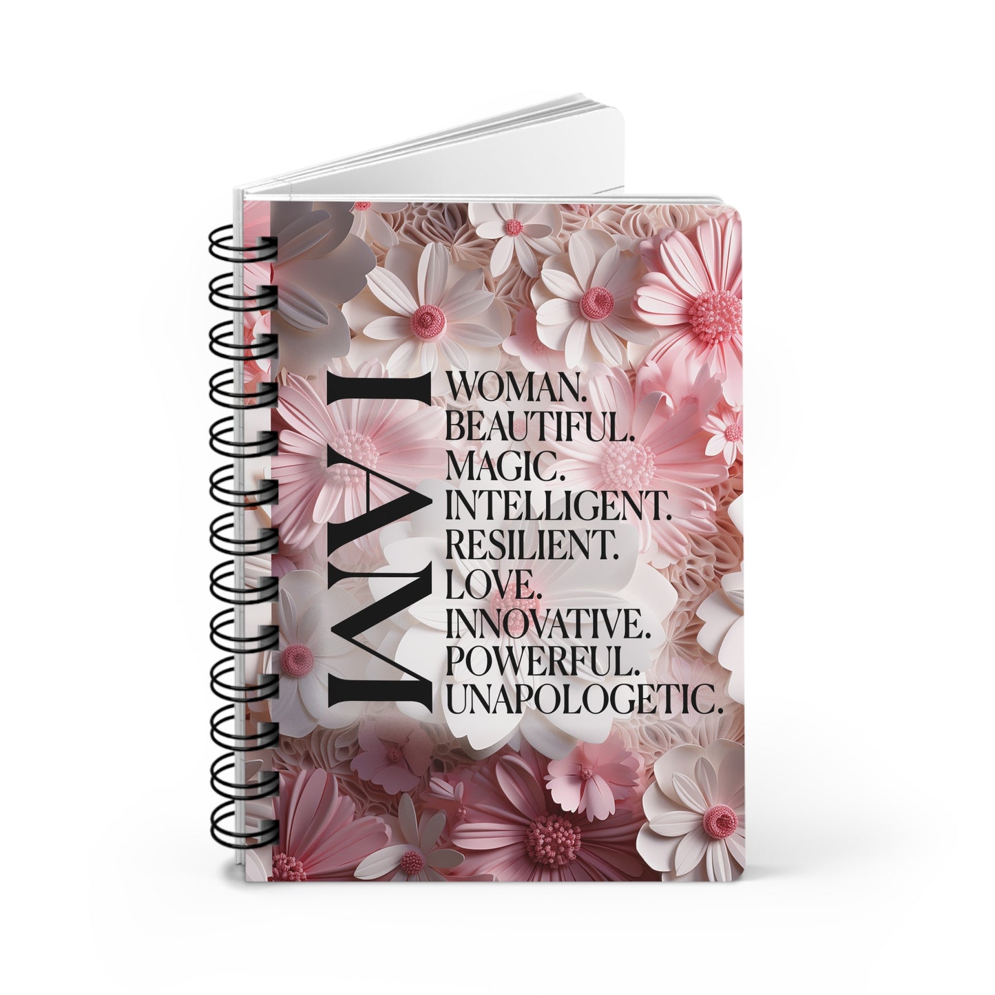 I AM AFFIRMATIONS Spiral Bound Journal